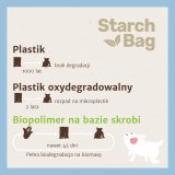 STARCHBAG BIO komposterbare poser til affring sorte  8x15 stk. #7