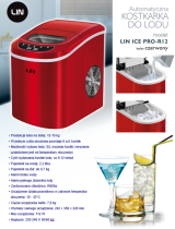 B�rbar isterningmaskine LIN ICE PRO-R12 r�d #9