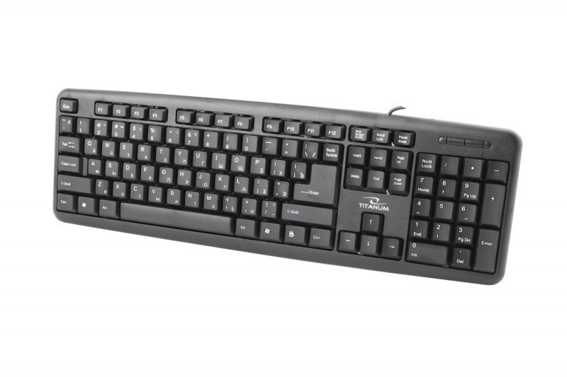 Esperanza TKR101 tastatur Kontor USB QWERTY Engelsk, Russisk Sort #2