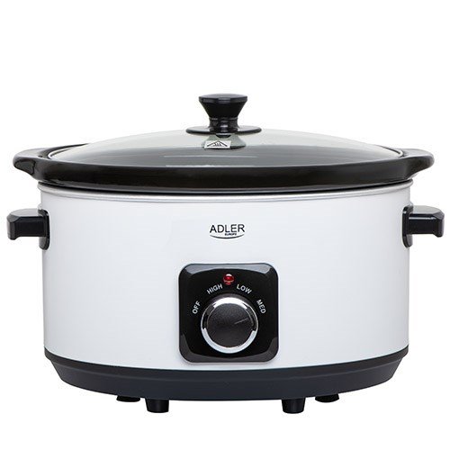 Adler AD 6413r Slow cooker, 5.8L, White Adler #2