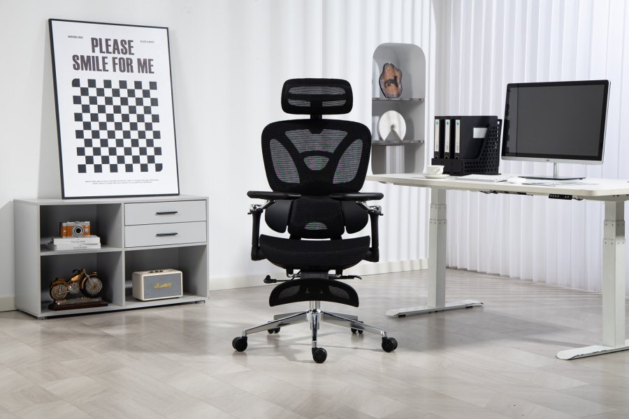 Activejet ergonomisk kontorstol YK848 sort #40
