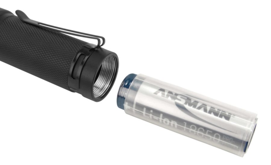Ansmann T600FRB Sort Hnd lommelygte LED #9
