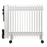 Adler AD 7819 varmeapparat Indendrs Hvid 2500 W Olie elektrisk omrdevarmer #2