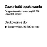 HP Original 81A LaserJet-tonerpatron, sort #4