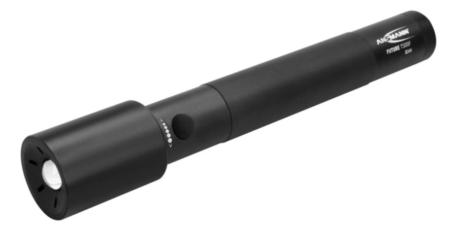Ansmann Future T500F Sort Hnd lommelygte LED #1