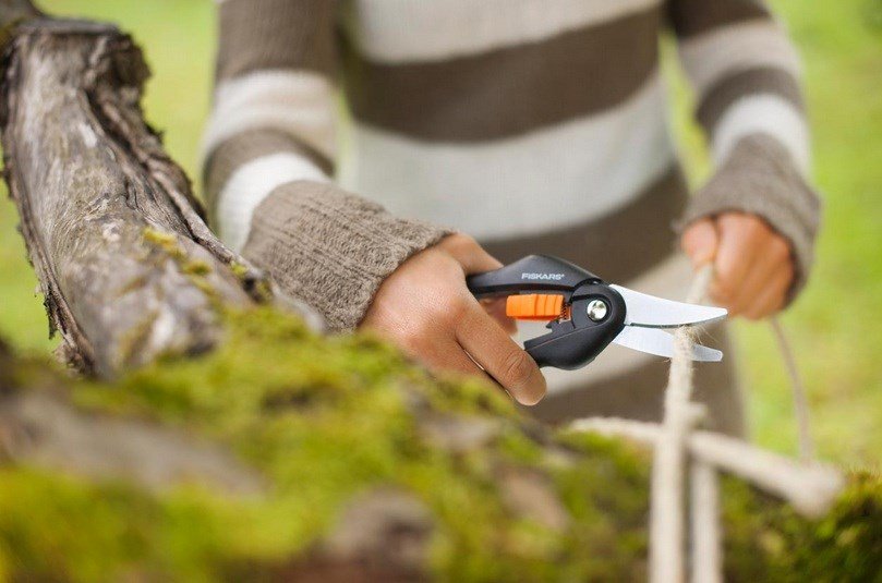 Fiskars 111270 elektrisk beskrersaks Sort, Orange #3