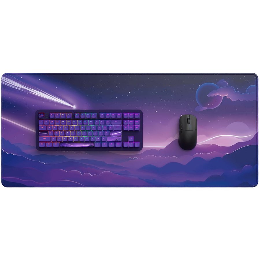 Dark Project ALU87B Celestial, G3MS Voidstone Switch, UK/DE/AT/ES/IT/FI/NO/SE/DK tastatur Spil USB QWERTZ Dansk, Engelsk, Tysk, Italiensk, Nordisk, Norsk, Spansk, Svensk, UK engelsk Lilla #4