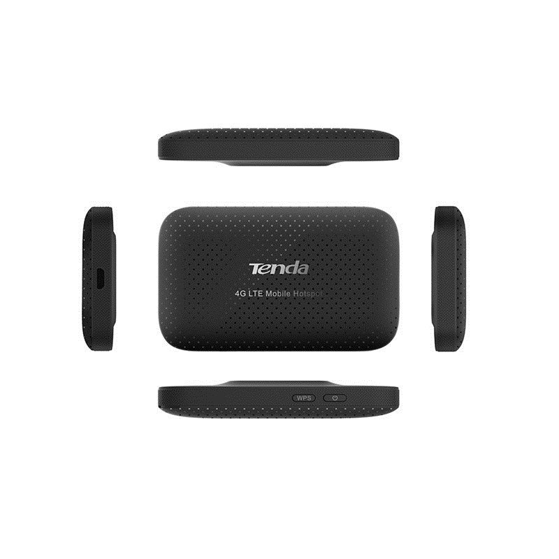 Tenda 4G185 trdls router Enkelt band (2,4 GHz) 4G Sort #4