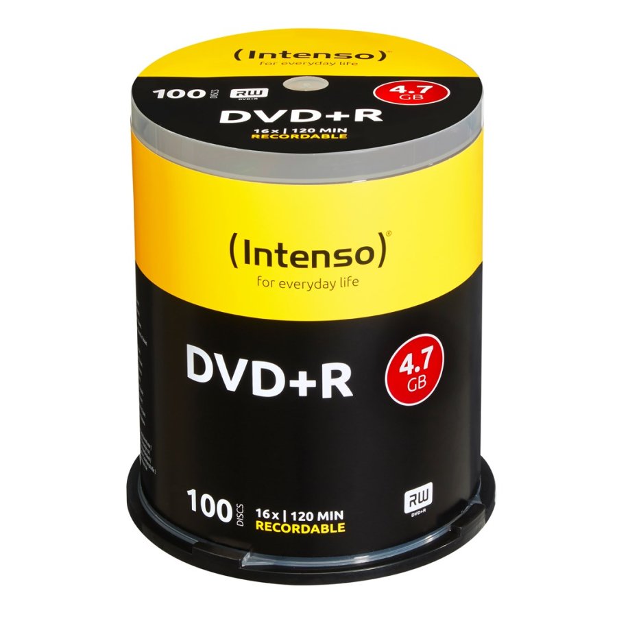 Intenso 4111156 tom DVD 4,7 GB DVD+R 100 stk #1