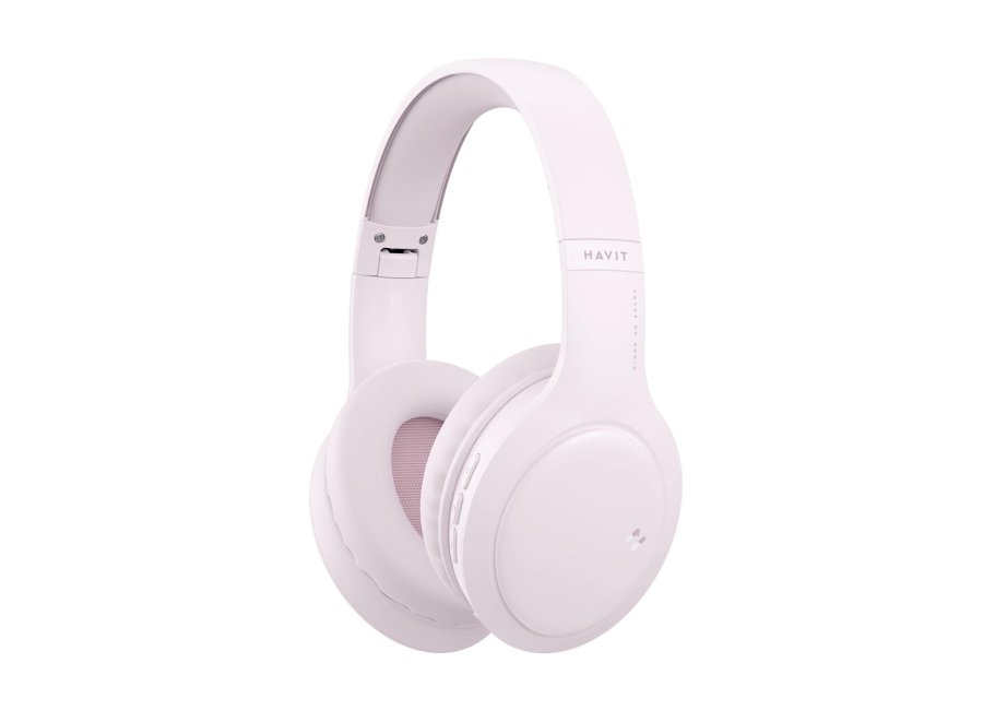 Havit H633BT - trdlse on-ear-hovedtelefoner, pink #1