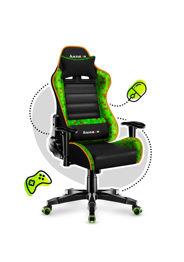 Huzaro HZ-Ranger 6.0 Pixel Mesh gaming stol til brn #1