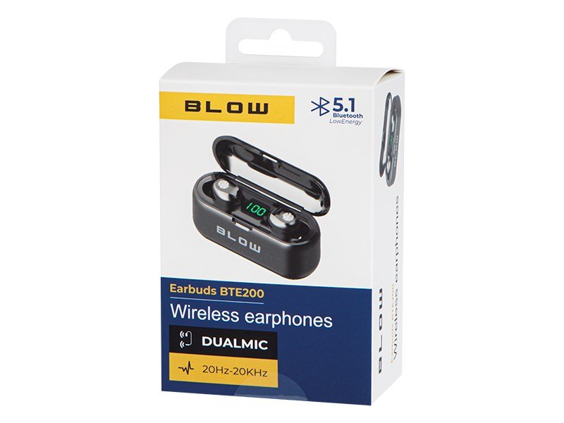 Bluetooth hovedtelefoner Blow BTE200 Sort #4