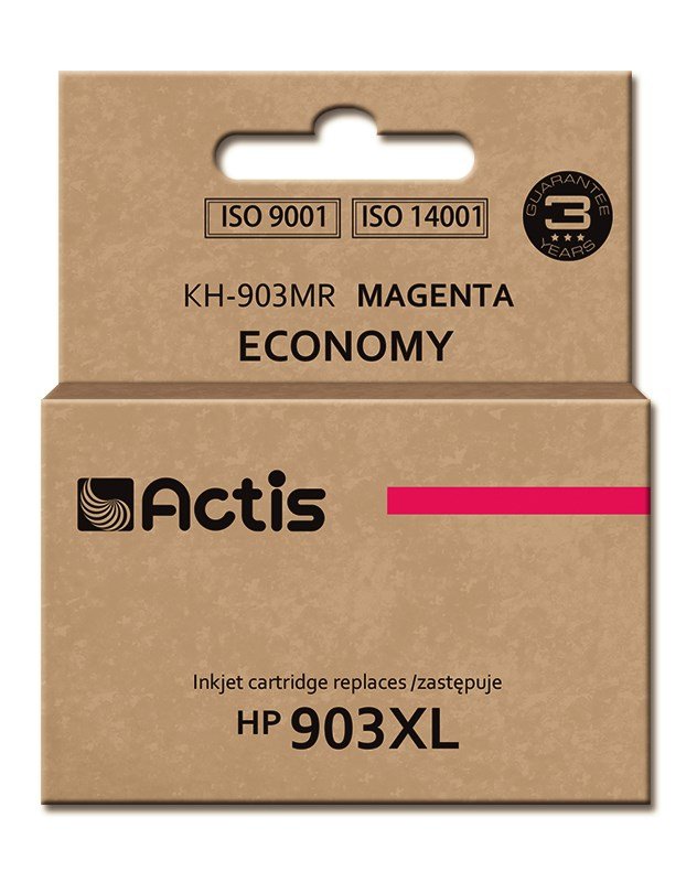 Actis KH-903MR blk (erstatning HP 903XL T6M07AE; Standard; 12 ml; rd) - Ny chip #1
