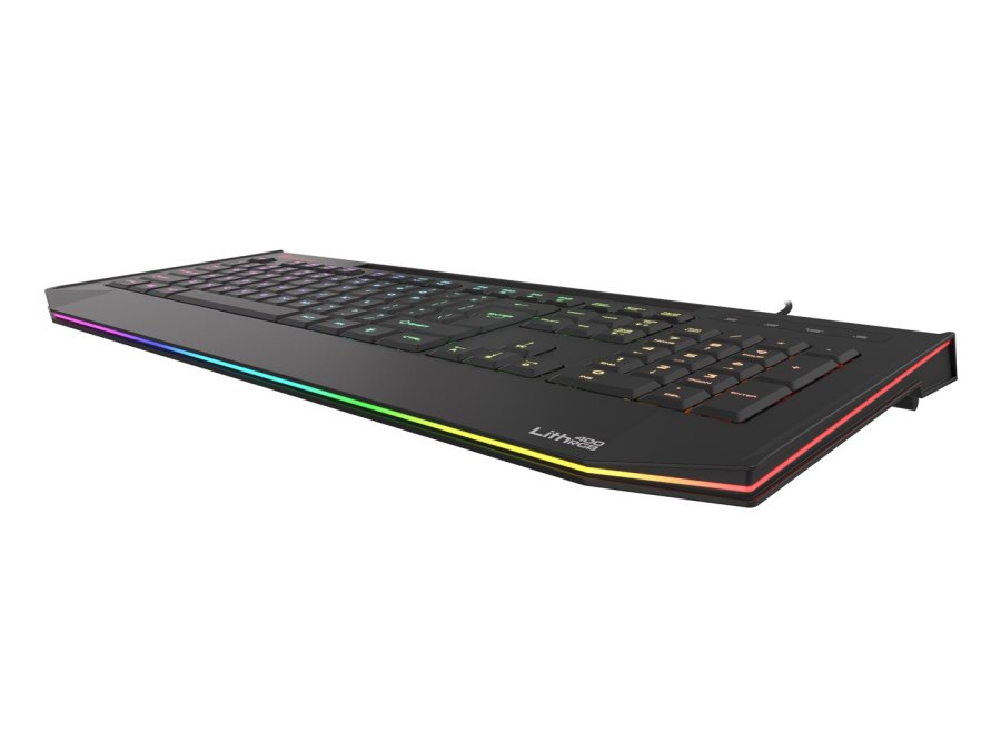 GENESIS Lith 400 RGB tastatur Spil USB QWERTY US International Sort #9