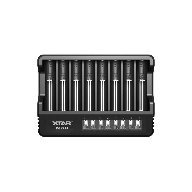 Battery charger Li-ion 3,6V / 3,7V / 1,5V and 1,2V Ni-MH XTAR MX8 #1