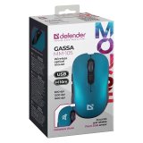 MOUSE DEFENDER GASSA MM-105 RF SILENT BLUE #3