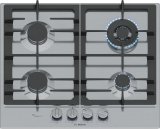 Bosch Serie 6 PCH6A5I90 kogeplade Rustfrit stl Indbygget 60 cm Gaskomfur 4 zone(s) #1