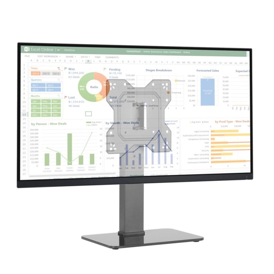 Techly ICA-LCD 323S skrmbeslag og -stativer 109,2 cm (43