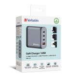 Verbatim GNC-140 GaN Charg. 140W 3xUSB-C PD, 1xUSB-A QC 3.0 32203 #7