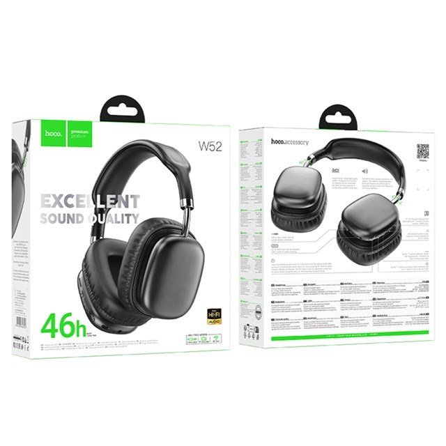 Hoco W52 Plus Tone Headset In-ear Trdls Bluetooth Sort #3