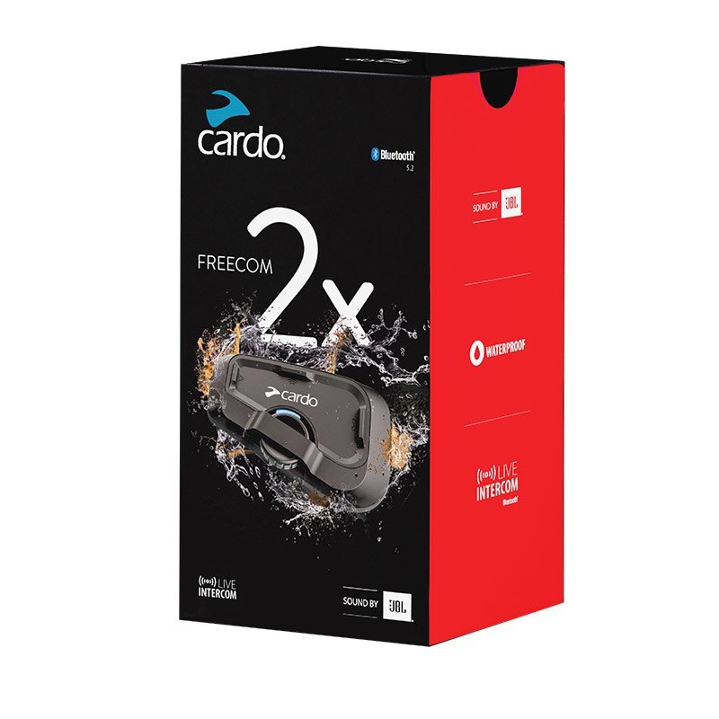 Cardo FRC2X103 motorcykel samtaleanl�g 2 kanaler 800 m Sort #3