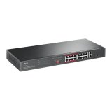 TP-Link TL-SL1218P netv�rksswitch Ikke administreret Gigabit Ethernet (10/100/1000) Str�m over Ethernet (PoE) 1U Sort #2
