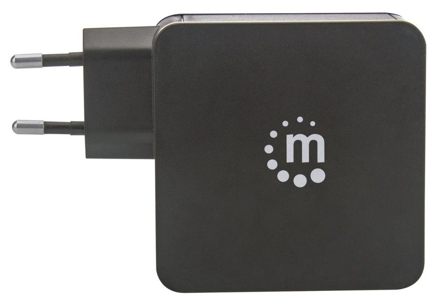 Manhattan 180214 oplader til mobil enhed Netbook, Tablet Sort Vekselstrm Indendrs #6