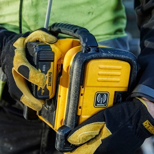DeWALT DCR020-QW radio Brbar Digital Sort, Gul #10