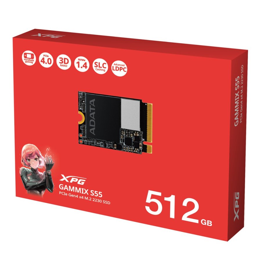 XPG SGAMMIXS55-512G-C intern solid state drev 512 GB M.2 PCI Express 4.0 NVMe 3D NAND #3