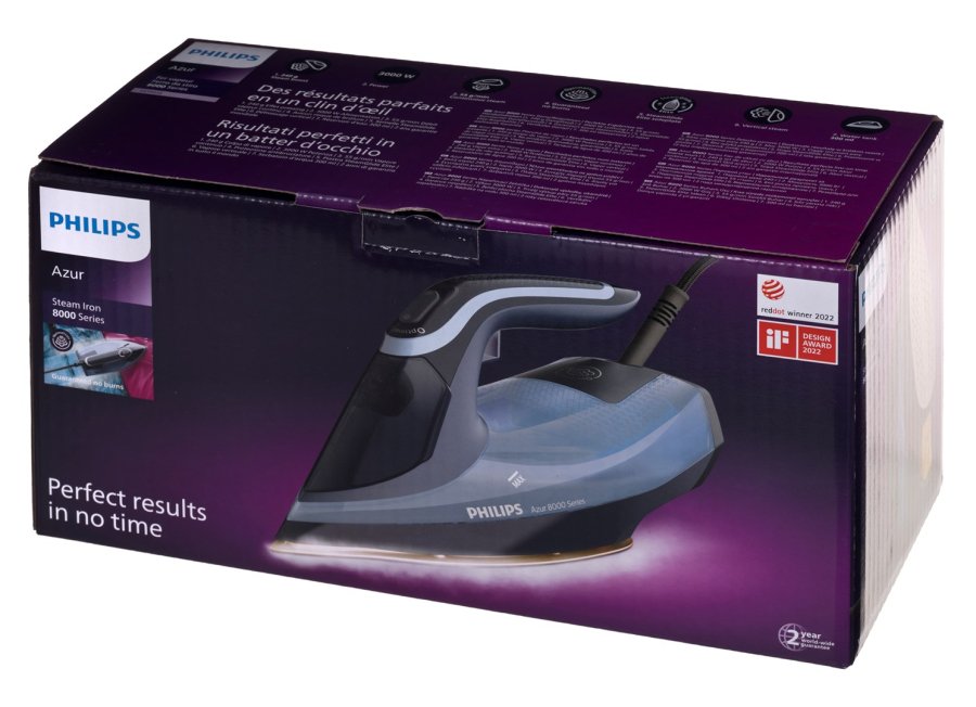 Philips DST8020/20 strygejern Dampstrygejern SteamGlide Elite-strygesl 3000 W Bl #10