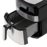 Camry Premium CR 6311 frituregryde Enkelt 5 L Enkeltstende 2500 W Varmluftsteger Sort, Rustfrit stl #9
