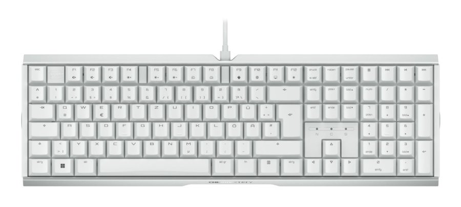 CHERRY XTRFY MX 3.1 tastatur Spil USB QWERTZ Tysk Hvid #2