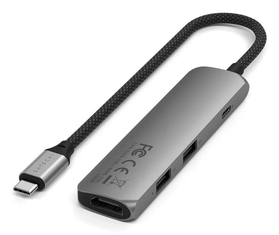Satechi 4-in-1 USB-C Slim Multiport Adapter 4K #3