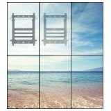 Equip 650325 skrmbeslag til skiltning 139,7 cm (55