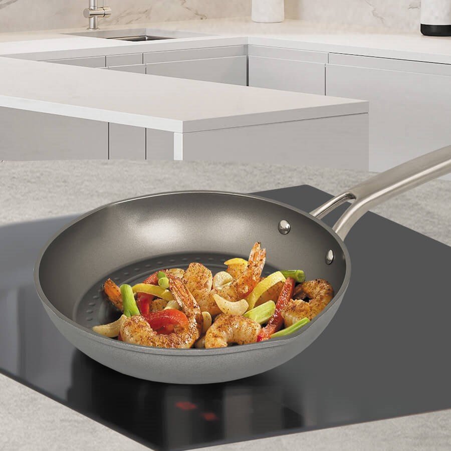 Smart stegepande MAESTRO MR-1202 (MR-1202-24) 24 cm Sort, Gr #4