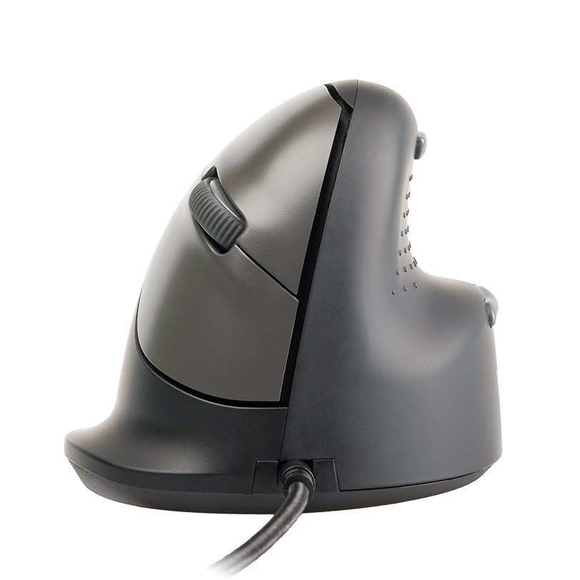 R-Go Tools Ergonomisk mus R-Go HE Break med pause-software, small (h�ndl�ngde ˂165 mm), h�jreh�ndet, kablet, sort #2