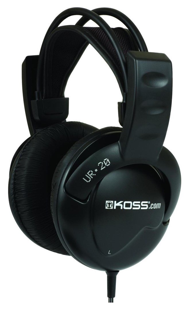 Koss UR20 Hovedtelefoner Ledningsfrt Headset Musik Sort #1