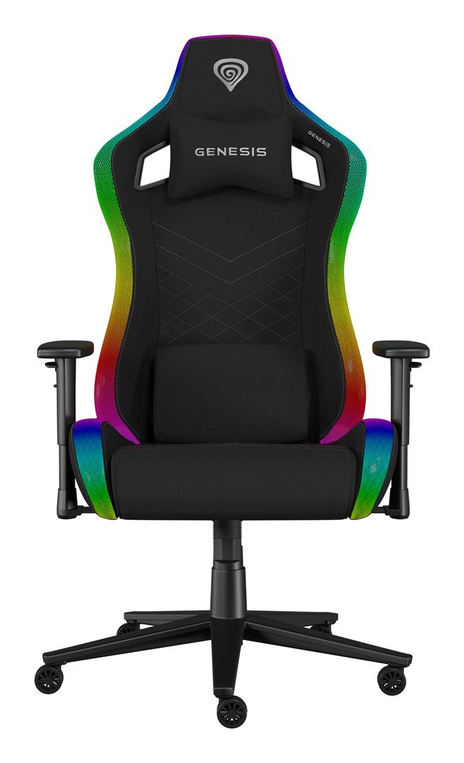 FOTEL GAMINGOWY GENESIS TRIT 660 RGB CZARNY #1