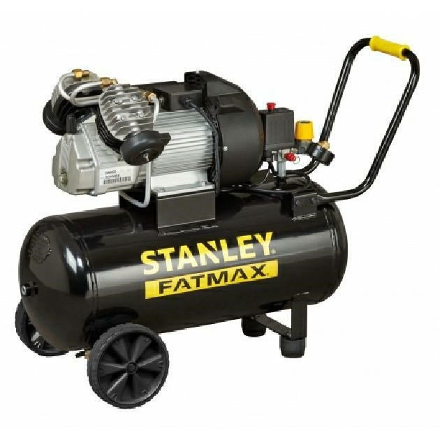 STANLEY OIL COMPRESSOR 50L FMXCM0083E DV2 FATMAX BLACK 400/10/50 + PAINT KIT #4
