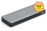 Digitus DA-70918 dockingstation Ledningsfrt USB 3.2 Gen 2 (3.1 Gen 2) Type-C Sort, Gr #1