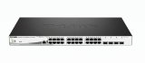 D-Link DGS-1210-28MP netvrksswitch Administreret L2 Gigabit Ethernet (10/100/1000) Strm over Ethernet (PoE) 1U Sort, Gr #1