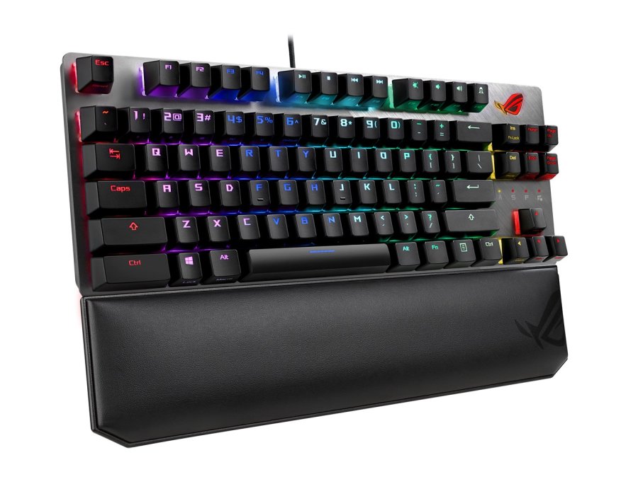 ASUS ROG Strix Scope NX TKL Deluxe tastatur Spil USB Tysk Sort, Gr #7