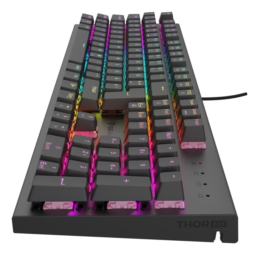 GENESIS NKG-2179 tastatur Spil USB QWERTZ Tysk Sort #3