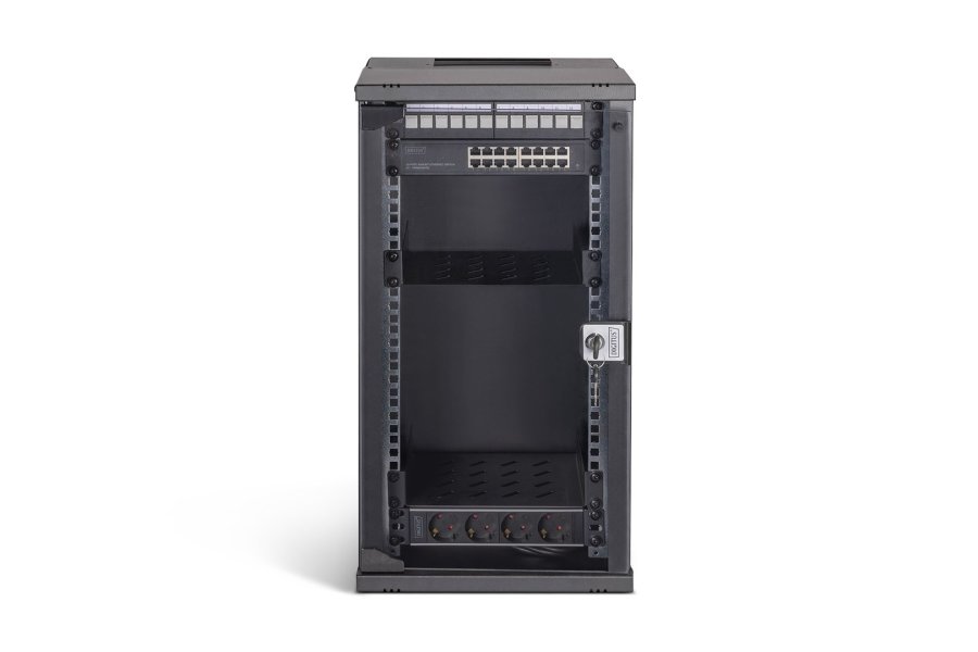 Digitus DN-49105-SET stativ 12U V�gmonteret stativ Sort #4