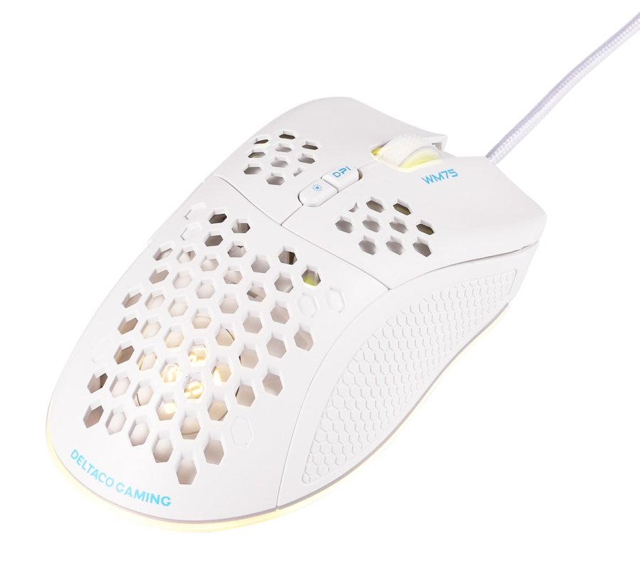 Deltaco Gaming GAM-108-W mus Spil H�jre h�nd USB Type-A Optisk 6400 dpi #7