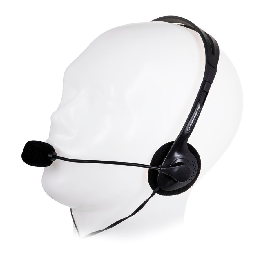 Esperanza EH102 hovedtelefoner/headset Ledningsf�rt Opkald/musik Sort #9