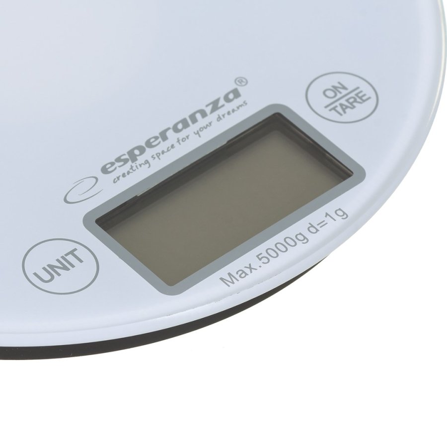 Esperanza EKS003W elektronisk kkkenvgt hvid rund #6