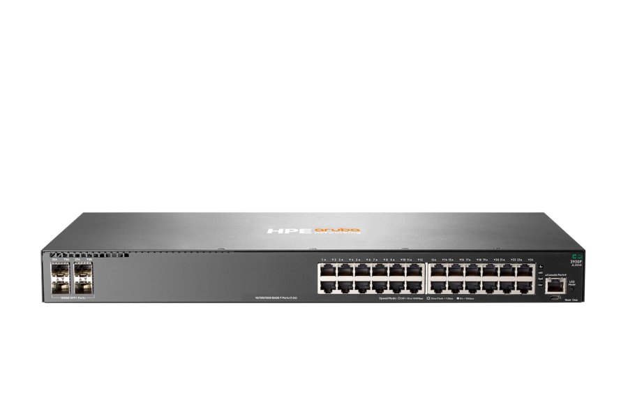 HPE Aruba Networking 2930F 24G 4SFP Switch Administreret L3 Gigabit Ethernet (10/100/1000) 1U Gr� #1