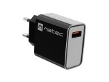 NATEC NETOPLADER RIBERA USB-A 18W SORT #1