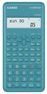 CASIO VIDENSKABELIG LOMMEREGNER FX-220PLUS-2 BL, 12-CIFRET DISPLAY #1